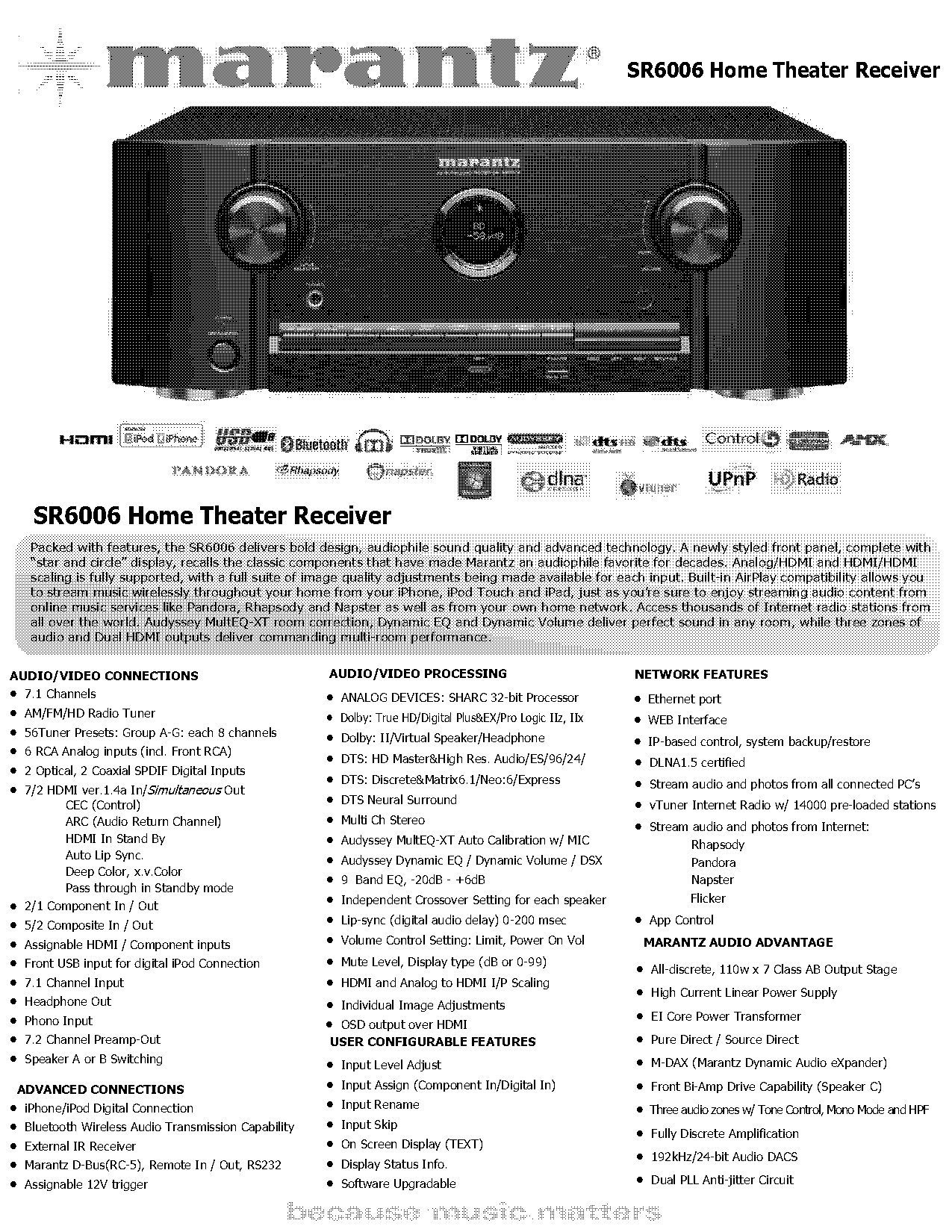 home theater receiver with bluetooth output